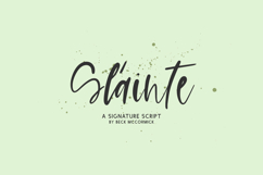 Slainte Signature Font Product Image 1