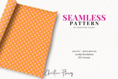 Orange Halloween Pattern | Cute Halloween Digital Paper Product Image 2