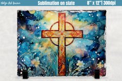 Religious Sublimation on slate Product Image 1
