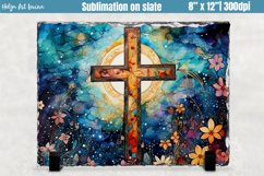 Religious Sublimation on slate Product Image 1
