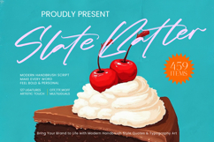 Slate Batter - Modern Handbrush Script Product Image 1