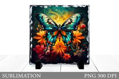 Butterfly Sublimation. Butterfly Slate Sublimation Product Image 1