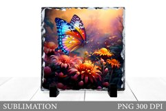 Butterfly Sublimation. Butterfly Slate Sublimation Product Image 1