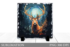 Deer Sublimation. Deer Slate Sublimation Product Image 1
