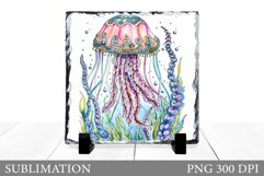 Jellyfish Sublimation. Jellyfish Slate Sublimation Product Image 1
