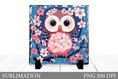 Owl Sublimation. Owl Slate Sublimation Product Image 1