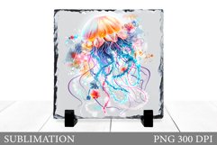Jellyfish Sublimation. Jellyfish Slate Sublimation Product Image 1