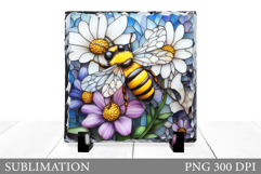 Bee Cutting Board Design. Flowers Kitchen Cutting Board Product Image 1