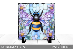 Bee Cutting Board Design. Flowers Kitchen Cutting Board Product Image 1