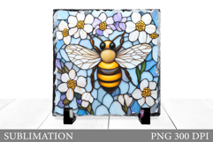 Bee Cutting Board Design. Flowers Kitchen Cutting Board Product Image 1