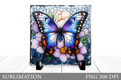 Butterfly Sublimation. Butterfly Slate Sublimation Product Image 1