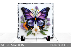 Butterfly Sublimation. Butterfly Slate Sublimation Product Image 1