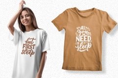 Sleeping Lettering Quotes Product Image 2
