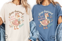 Sleep Deprived, Funny Cute Retro Goose Product Image 2