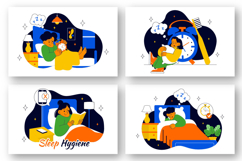 10 Sleep Hygiene Illustration Product Image 2