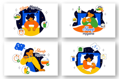 10 Sleep Hygiene Illustration Product Image 3
