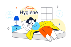 10 Sleep Hygiene Illustration Product Image 4