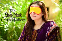 Sleeping Mask Crochet Pattern Product Image 1