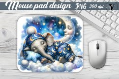 Mouse Pad | Cute Sleeping Animals Product Image 1