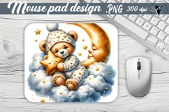 Mouse Pad | Cute Sleeping Animals Product Image 1