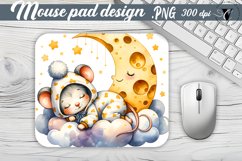 Mouse Pad | Cute Sleeping Animals Product Image 1