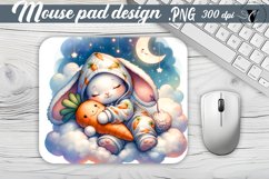 Mouse Pad | Cute Sleeping Animals Product Image 1