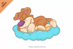 Cartoon Dogs 02. Clipart. Product Image 7
