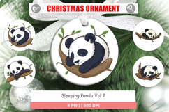 Ornament Sleepy Panda Product Image 1