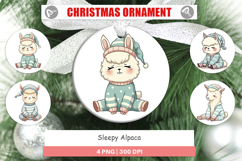 Ornament Sleepy Alpaca Product Image 1