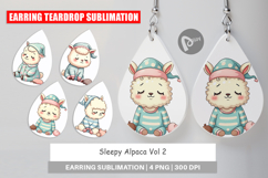 Earring Sleepy Alpaca Product Image 1