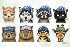 Sleepy Animal Sublimation Bundle Product Image 4