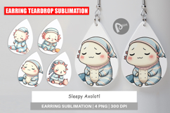 Earring Sleepy Axolotl Product Image 1