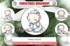 Ornament Sleepy Axolotl Product Image 1