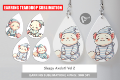 Earring Sleepy Axolotl Product Image 1