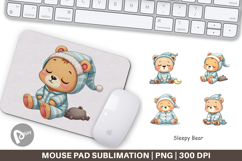 Mouse Pad Sleepy Bear Product Image 1