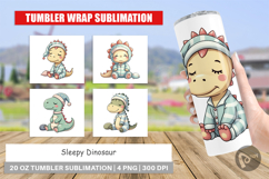 Tumbler Sleepy Dinosaur Product Image 1