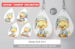 Earring Sleepy Duck Product Image 1