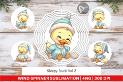 Wind Spinner Sleepy Duck Product Image 1