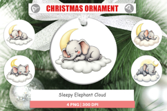 Ornament Sleepy Elephant Cloud Product Image 1