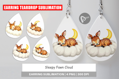 Earring Sleepy Fawn Cloud Product Image 1