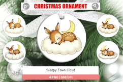 Ornament Sleepy Fawn Cloud Product Image 1