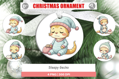 Ornament Sleepy Gecko Product Image 1