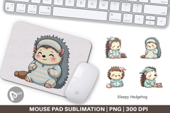Mouse Pad Sleepy Hedgehog Product Image 1