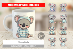 Mug Wrap Sleepy Koala Product Image 1