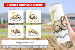 Tumbler Sleepy Koala Cloud Product Image 1