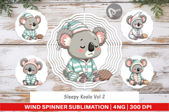 Wind Spinner Sleepy Koala Product Image 1