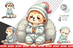 Sleepy Meerkat Clipart Product Image 1