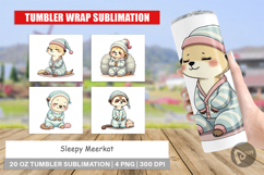 Tumbler Sleepy Meerkat Product Image 1