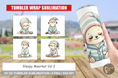 Tumbler Sleepy Meerkat Product Image 1