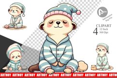 Sleepy Meerkat Clipart Product Image 1